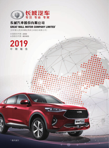 Thumbnail Great Wall Motors Half-year Report 2019-h1