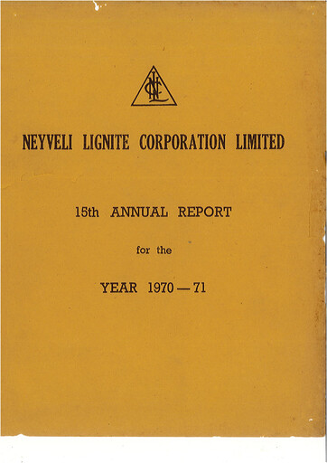 Thumbnail NLC India Annual Report 1970-1971