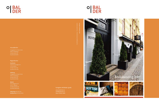 Thumbnail Fastighets AB Balder Annual Report 2007