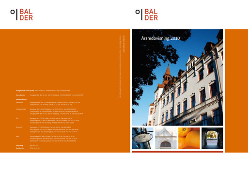 Thumbnail Fastighets AB Balder Annual Report 2010