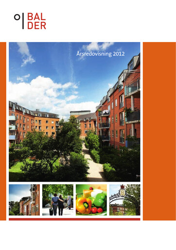 Thumbnail Fastighets AB Balder Annual Report 2012