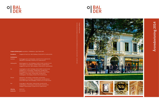 Thumbnail Fastighets AB Balder Annual Report 2014