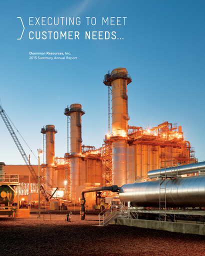 Thumbnail Dominion Energy Annual Report 2015