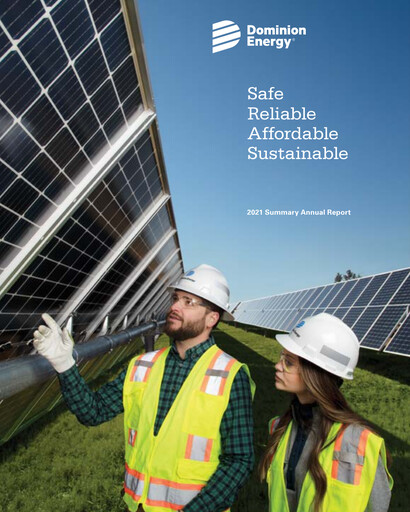 Thumbnail Dominion Energy Annual Report 2021