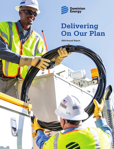 Thumbnail Dominion Energy Annual Report 2024