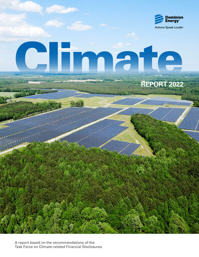 Thumbnail Dominion Energy ESG Report 2022