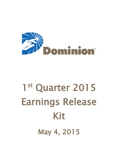 Thumbnail Dominion Energy Quarterly Report 2015-q1