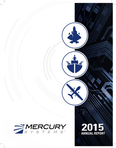 Thumbnail Mercury Systems Annual Report 2015