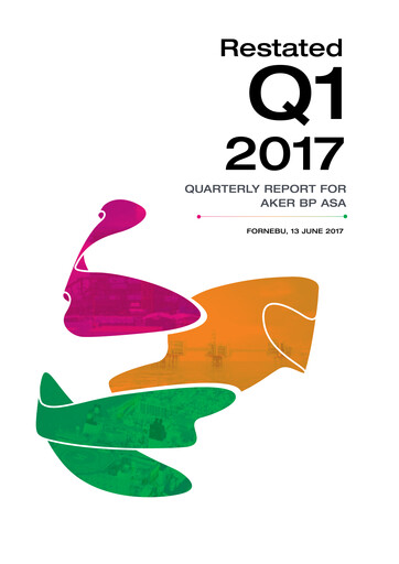 Thumbnail Aker BP
 Quarterly Report 2017-q1