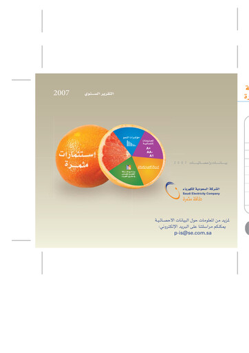 Vorschaubild Saudi Electricity Jahresbericht 2007