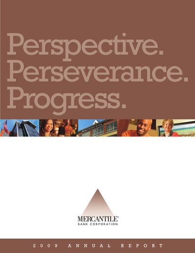 Thumbnail Mercantile Bank Annual Report 2009