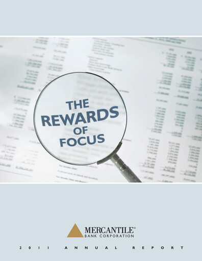 Thumbnail Mercantile Bank Annual Report 2011