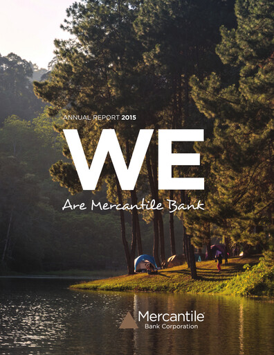 Thumbnail Mercantile Bank Annual Report 2015