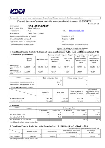 Vorschaubild KDDI Finanzmitteilung 2015-h1