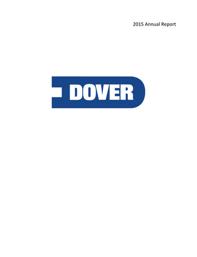 Thumbnail Dover Corporation Annual Report 2015