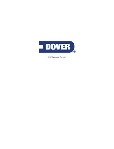 Thumbnail Dover Corporation Annual Report 2020