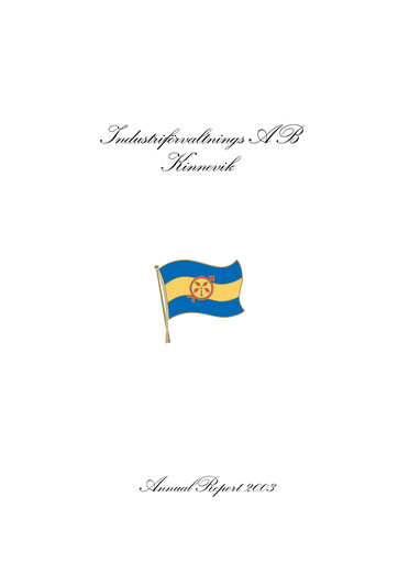 Vorschaubild Kinnevik Jahresbericht 2003