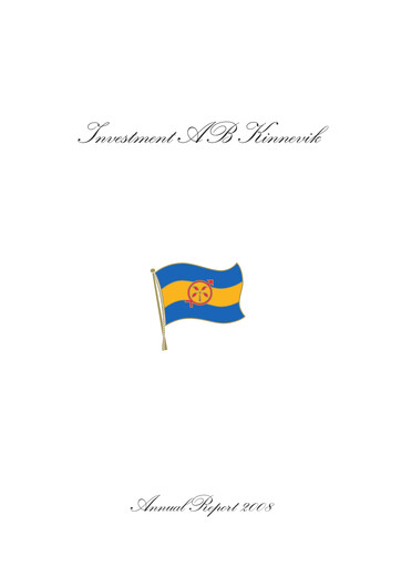 Vorschaubild Kinnevik Jahresbericht 2008