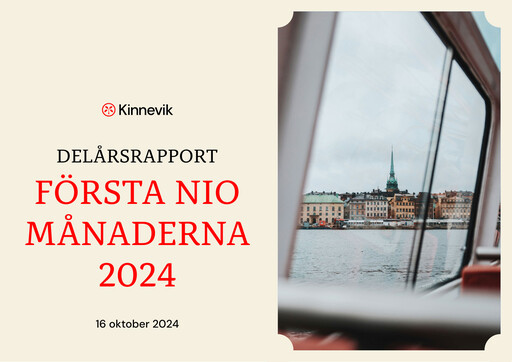 Thumbnail Kinnevik Quarterly Report 2024-q3