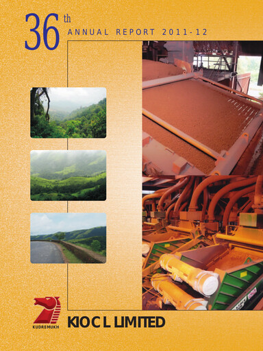 Miniature KIOCL Rapport annuel 2011-2012
