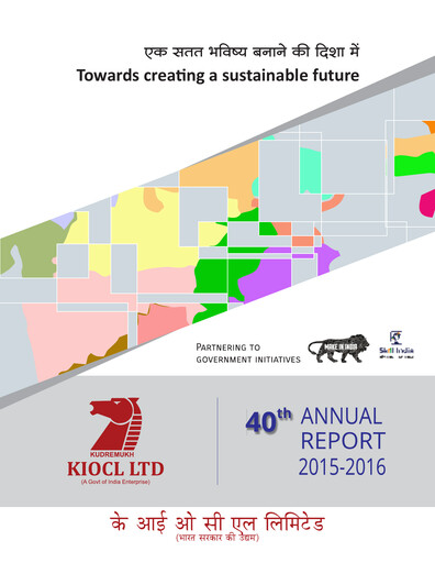 Miniature KIOCL Rapport annuel 2015-2016