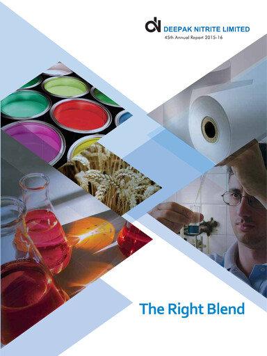 Thumbnail Deepak Nitrite Annual Report 2015-2016