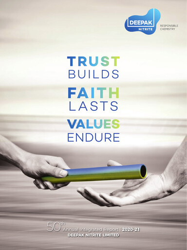 Thumbnail Deepak Nitrite Annual Report 2020-2021