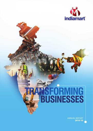 Thumbnail IndiaMART Annual Report 2018-2019