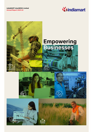 Thumbnail IndiaMART Annual Report 2023-2024