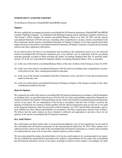 Thumbnail IndiaMART Quarterly Report 2020-q1