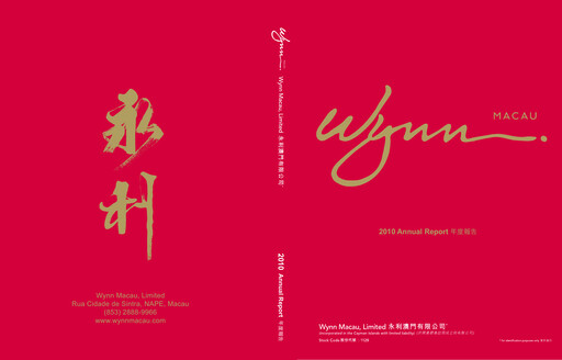 Thumbnail Wynn Macau Annual Report 2010