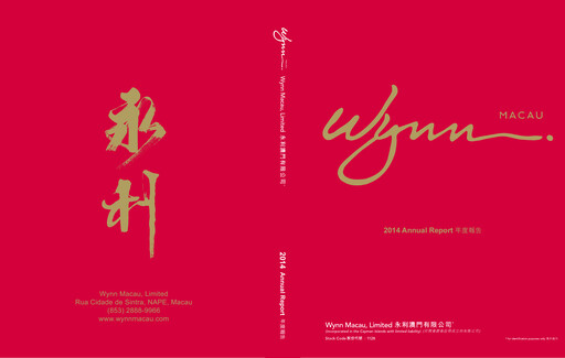 Thumbnail Wynn Macau Annual Report 2014