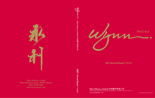 Thumbnail Wynn Macau Annual Report 2021