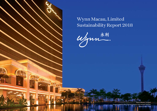 Thumbnail Wynn Macau Sustainability Report 2018