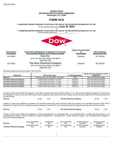Thumbnail Dow Quarterly Report 2024-q2