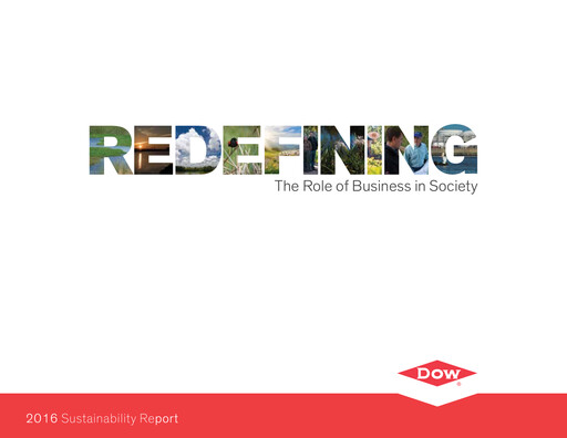 Thumbnail Dow Sustainability Report 2016