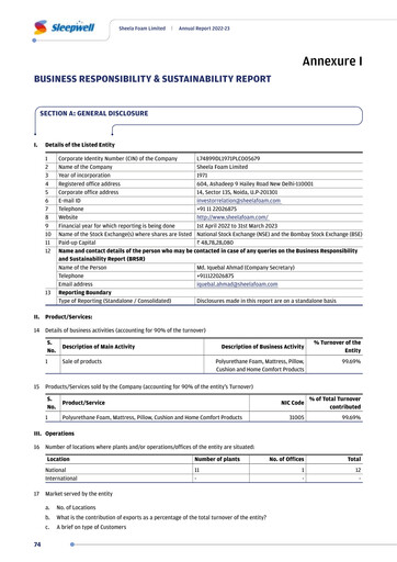 Thumbnail Sheela Foam
 ESG Report 2022-2023