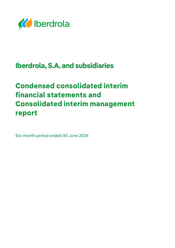 Thumbnail Iberdrola Financial Statement 2024-h1