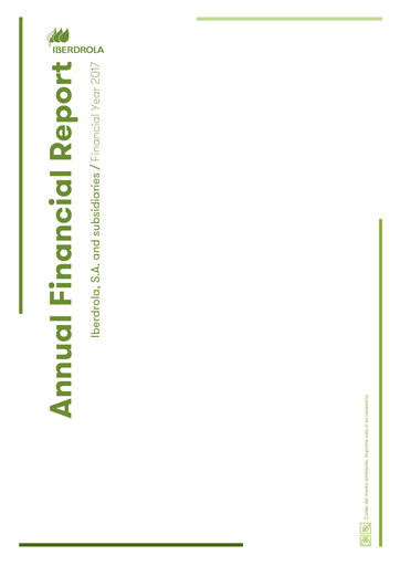 Thumbnail Iberdrola Financial Statement fy2017