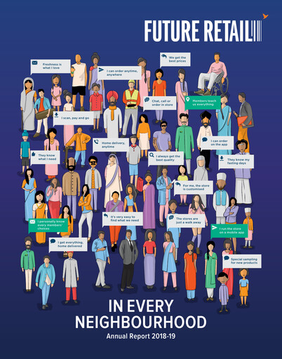 Miniature Future Retail
 Rapport annuel 2018-2019