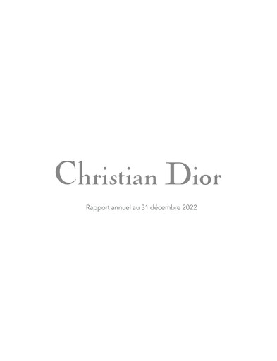 Thumbnail Dior Annual Report 2022