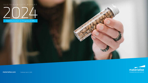 Thumbnail Materialise NV Sustainability Report 2024