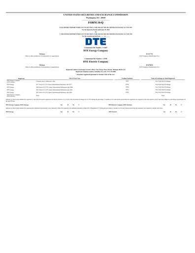 Thumbnail DTE Energy
 Quarterly Report 2026-q2