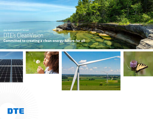 Thumbnail DTE Energy
 Sustainability Report 2021