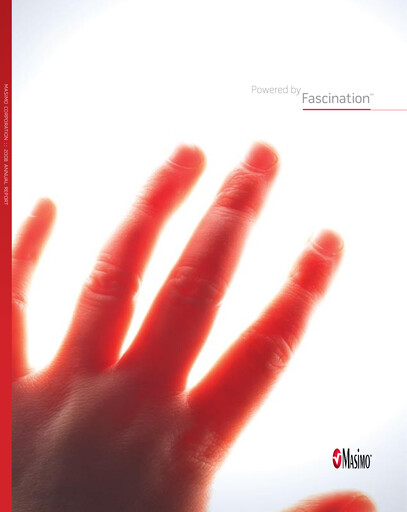 Thumbnail Masimo Annual Report 2008