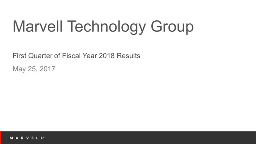 Thumbnail Marvell Technology Quarterly Report 2018-q1