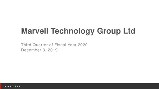 Thumbnail Marvell Technology Quarterly Report 2020-q3