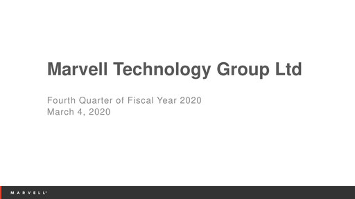 Thumbnail Marvell Technology Quarterly Report 2020-q4