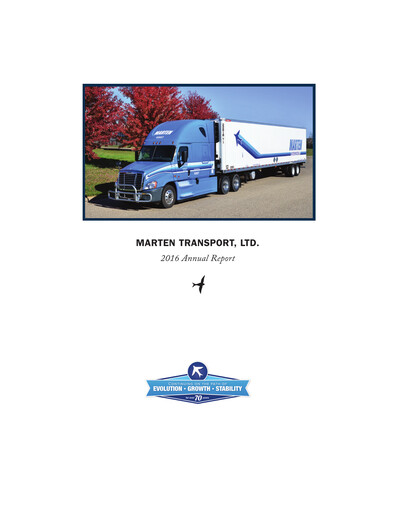 Thumbnail Marten Transport Annual Report 2016