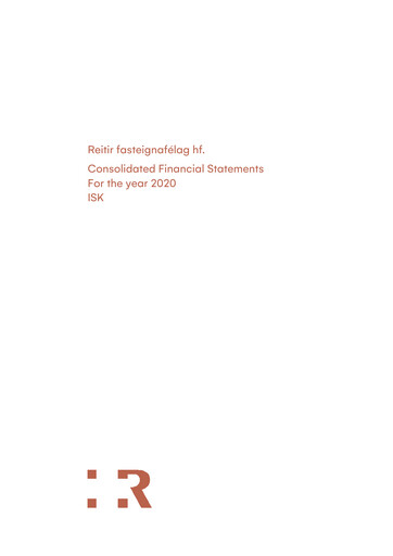 Thumbnail Reitir fasteignafélag Financial Statement 2020